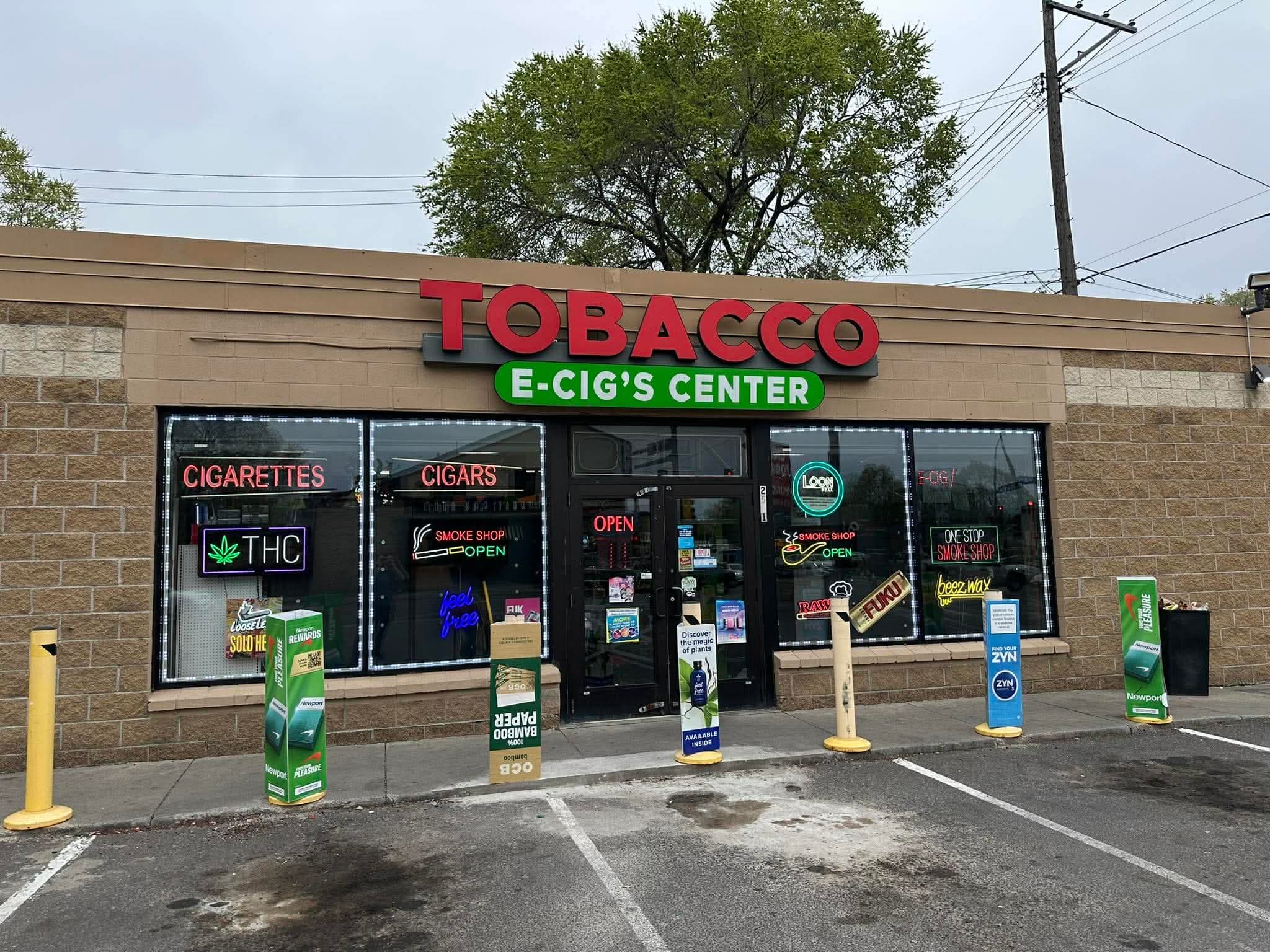 The exterior of a local Minneapolis tobacco store protected by Integrity Protection Agency